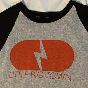 Concert T shirt #painkiller  #littlebigtown Gray, Black, Orange 3/4 sleeves